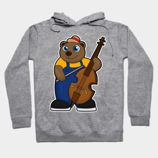 Bear as Musician with Guitar Hoodie